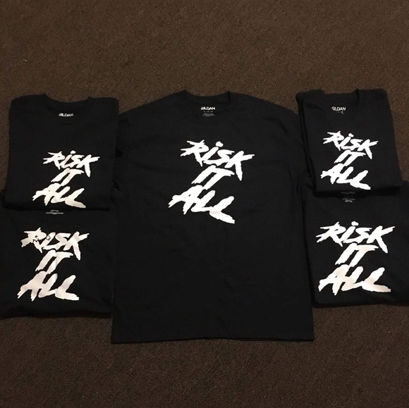 Risk It All Tees - Picture 1 of 1